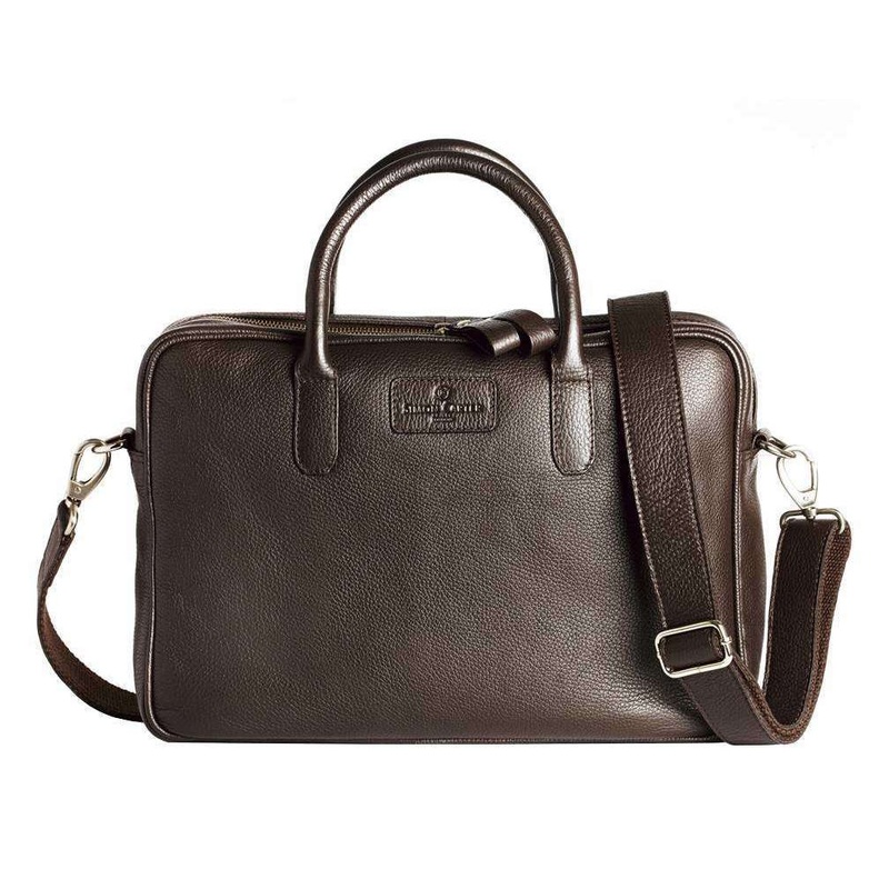 Simon Carter Hove Laptop Bag – Brown