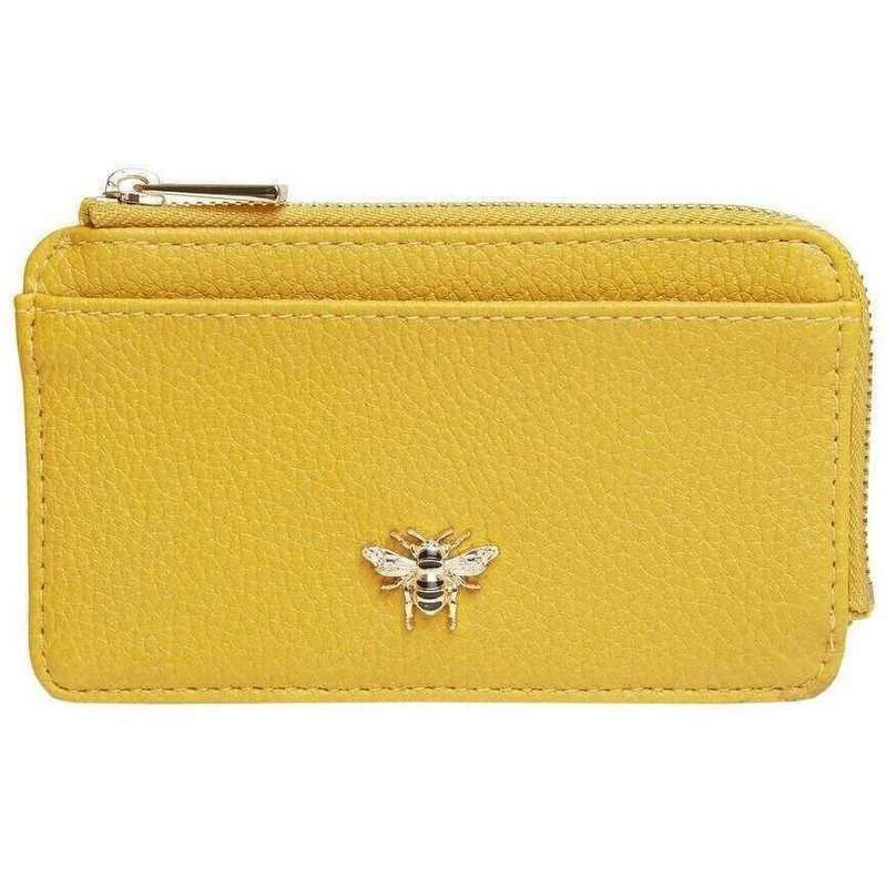 Alice Wheeler London Bath Coin Card Purse – Ochre Yellow
