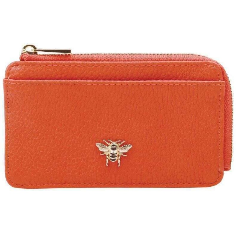 Alice Wheeler London Bath Coin Card Purse – Orange