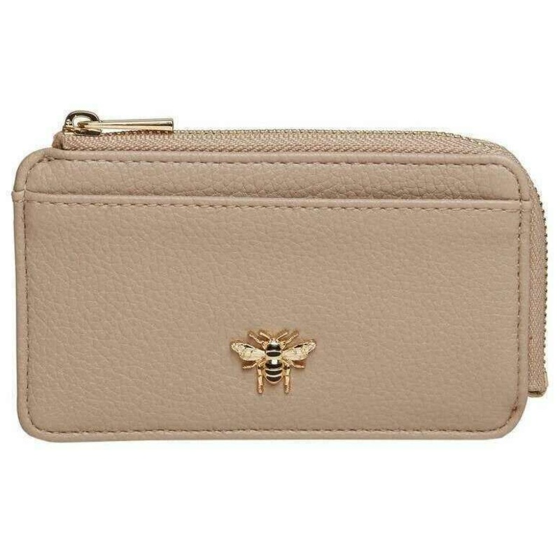 Alice Wheeler London Bath Coin Card Purse – Stone Beige