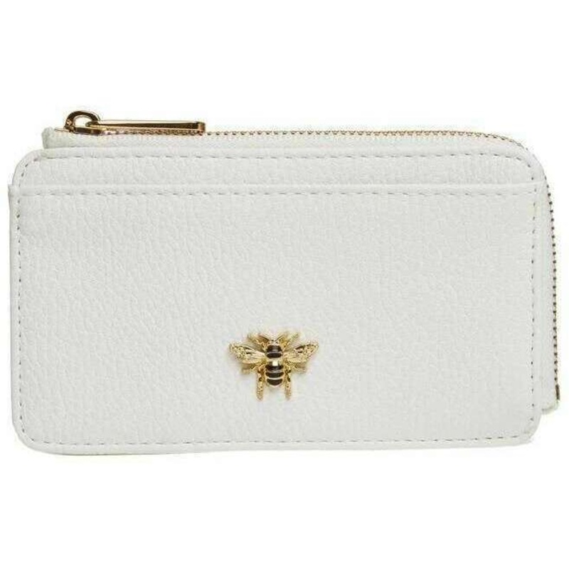 Alice Wheeler London Bath Coin Card Purse – White