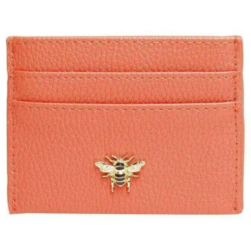 Alice Wheeler London Bow Card Holder – Orange