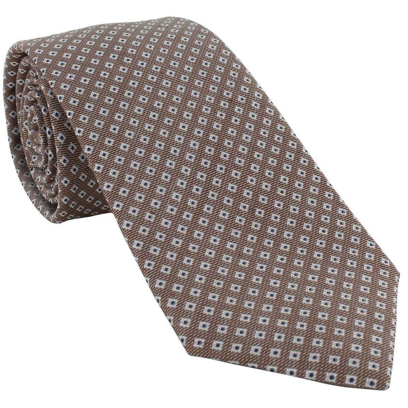 Michelsons of London Simple Diamond Silk Tie – Green