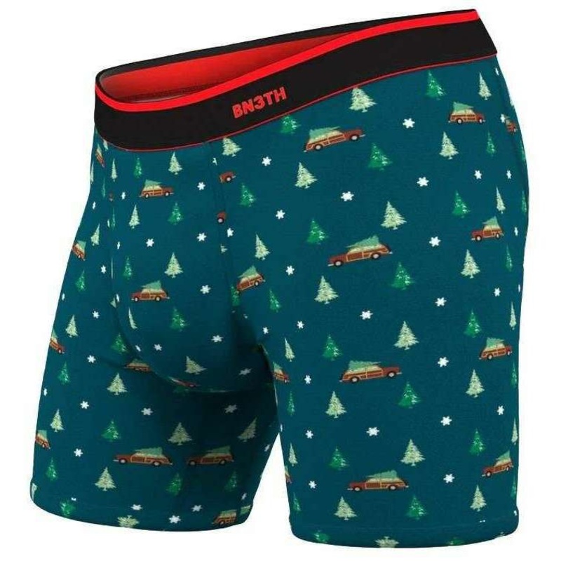 BN3TH Home For The Holidays Cascade Classic Boxer Brief – Green/Red