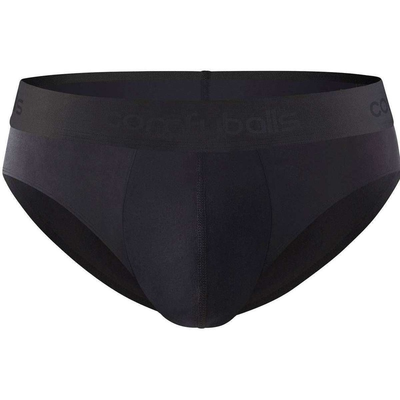 Comfyballs Cotton 2 Pack Brief – Ghost Black