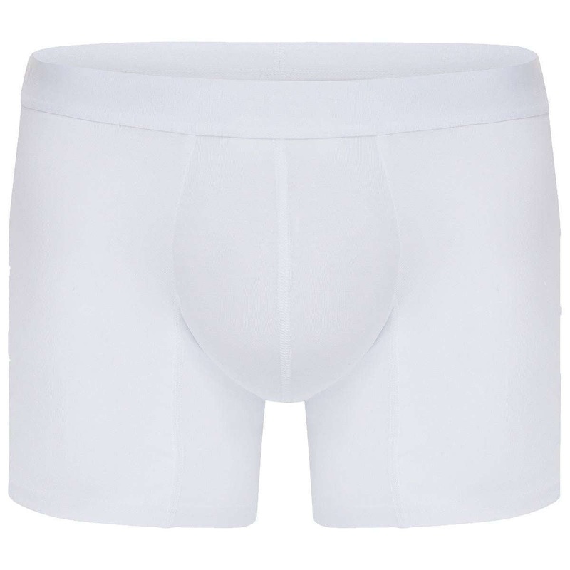 Comfyballs Cotton Long Boxer – Ghost White