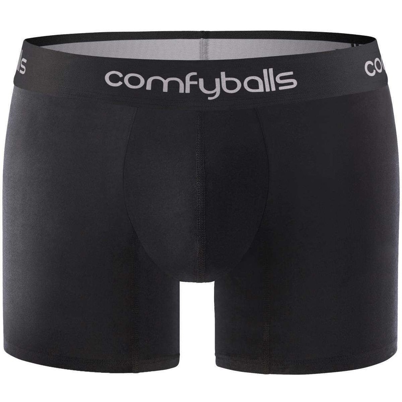 Comfyballs Performance Long Boxers – Pitch Black