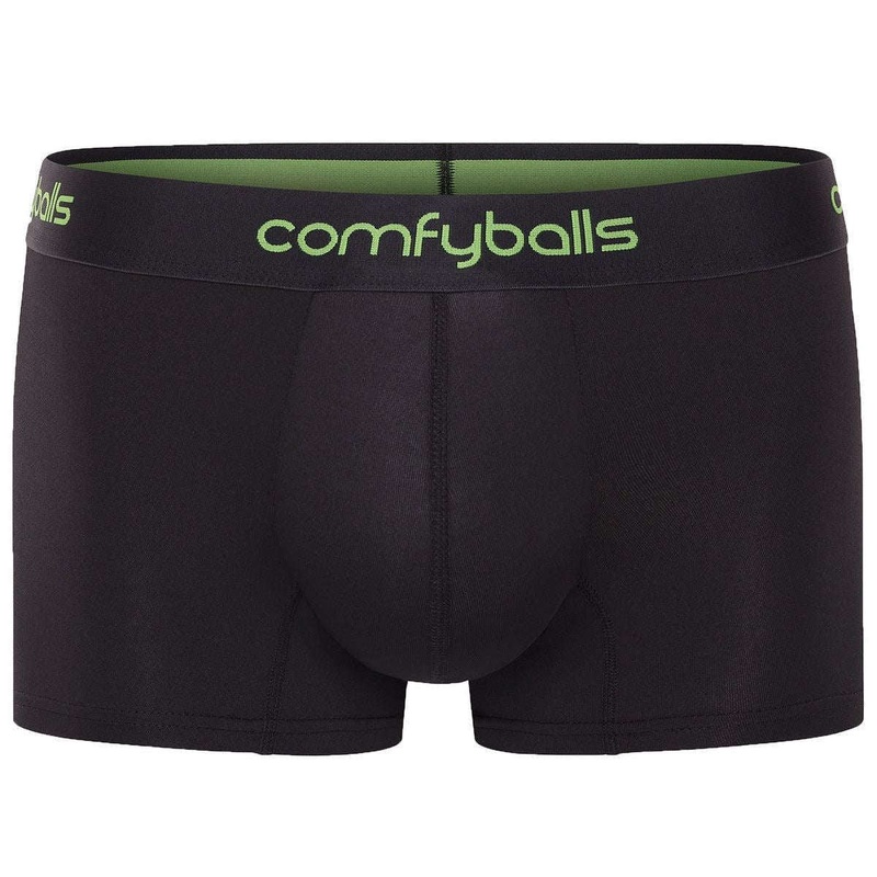 Comfyballs Performance Regular Boxer – Charcoal/Viper Green