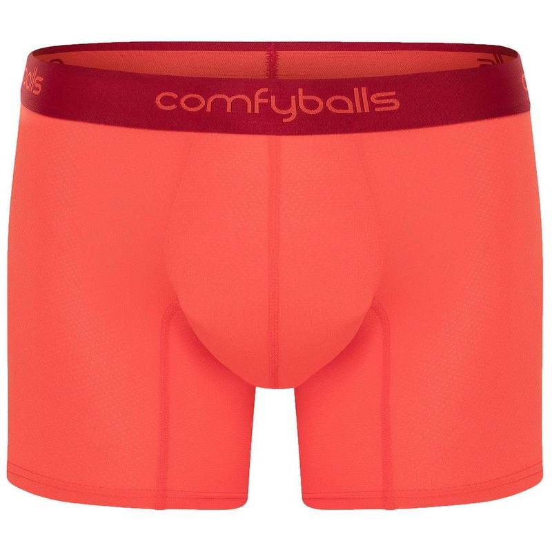 Comfyballs Performance Superlight Long Boxer – Plasma Red