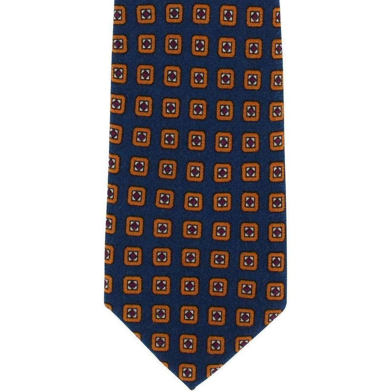 Michelsons of London Neat Wool Tie – Teal