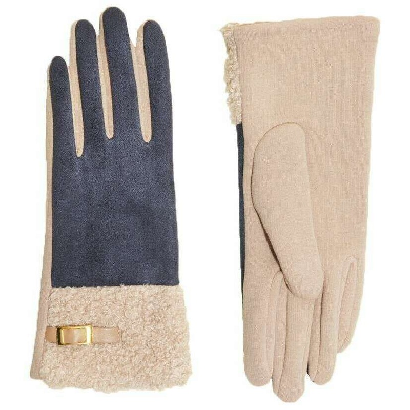 Powder Audrey Gloves – Denim Blue