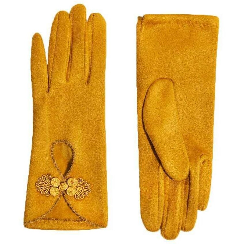 Powder Suki Gloves – Mustard Yellow