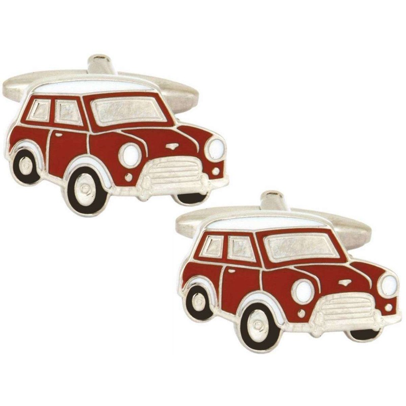 Zennor Mini Cufflinks – Red