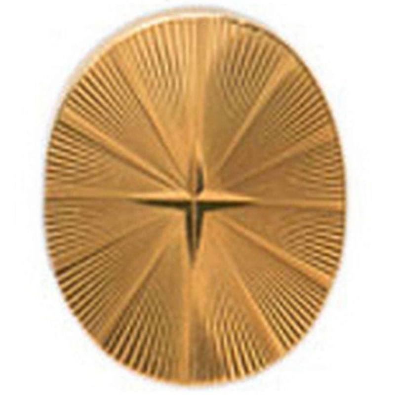 David Van Hagen Starburst Oval Tie Tac – Gold