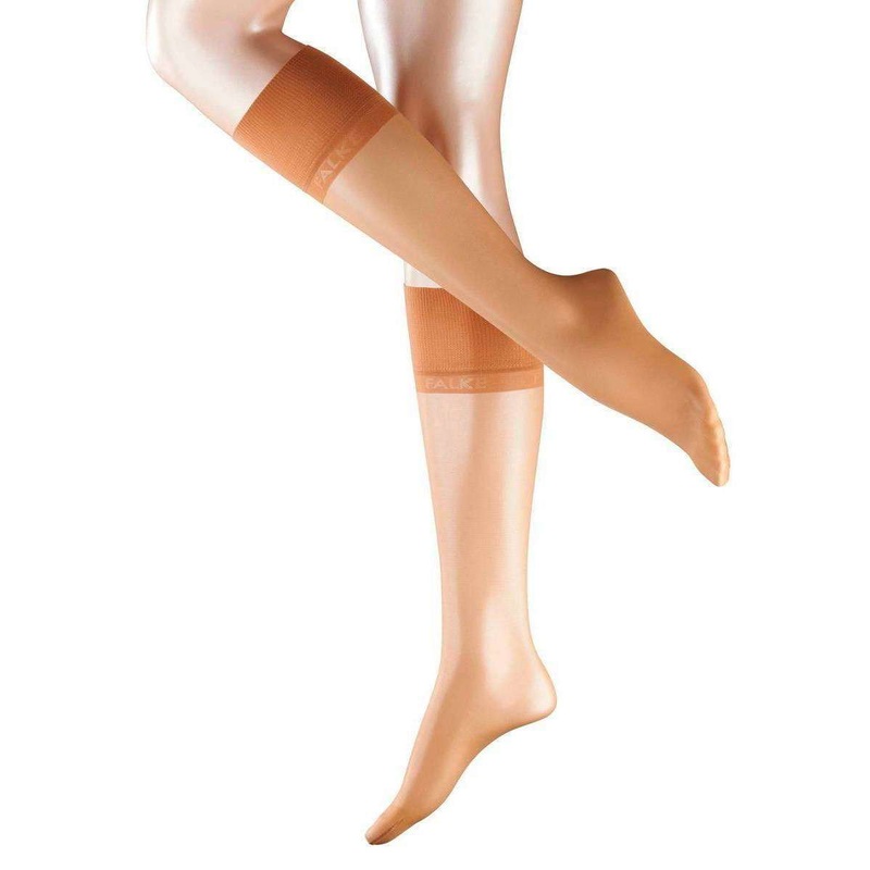 Falke Pure Matte Transparent 20 Denier Knee High Tights – Golden Tan