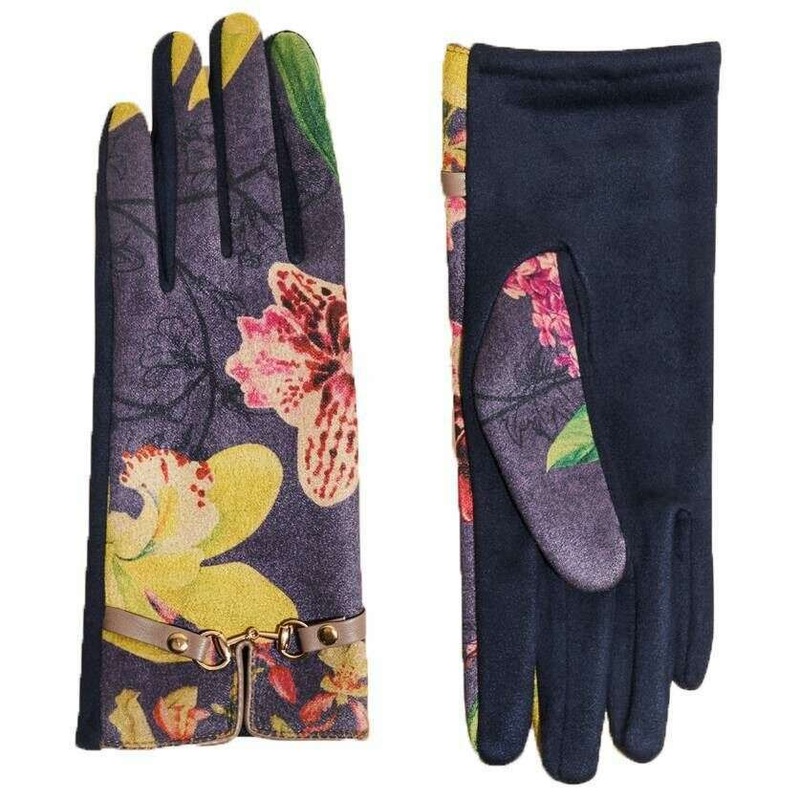 Powder Kylie Exotic Evening Gloves – Ink Navy