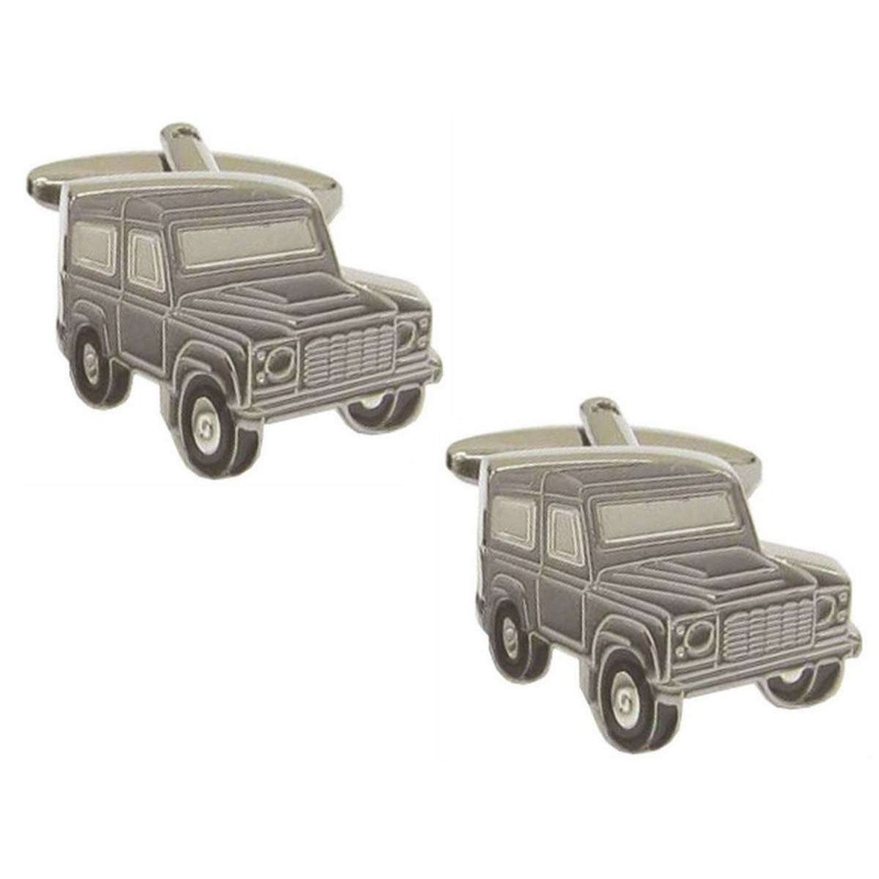 Zennor Landrover Cufflinks – Gunmetal