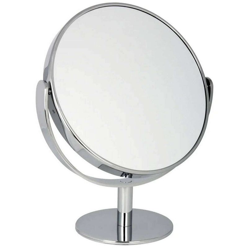 Alice Wheeler London 10x Magnification Standing Mirror – Chrome