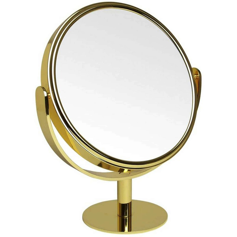 Alice Wheeler London 10x Magnification Standing Mirror – Gold