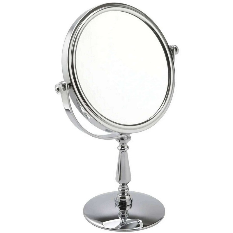 Alice Wheeler London 5x Magnification Standing Mirror – Chrome