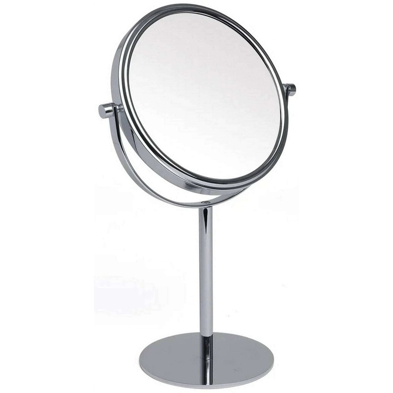 Alice Wheeler London 7x Magnification Standing Mirror – Chrome