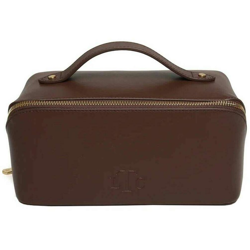Alice Wheeler London LTC Leather Train Case – Brown