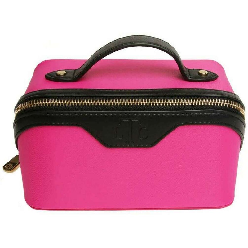 Alice Wheeler London LTC Two-Tone Mini Train Case – Pink/Black