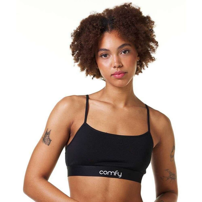 Comfyballs Comfycel Crop Bra – Black
