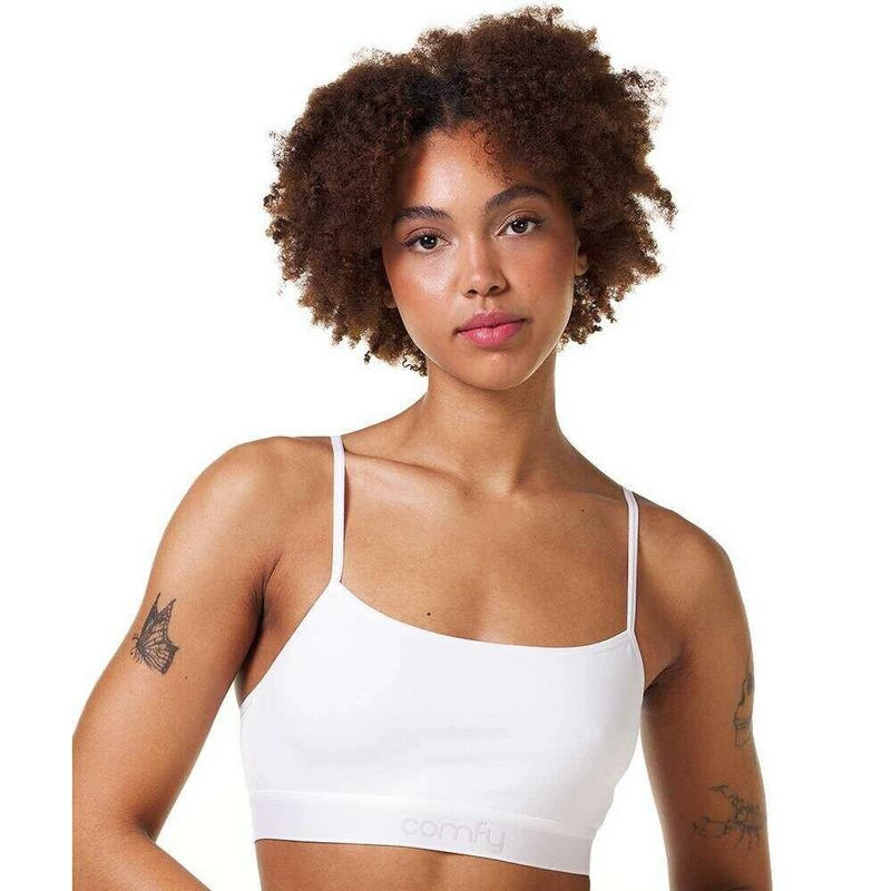 Comfyballs Comfycel Crop Bra – White