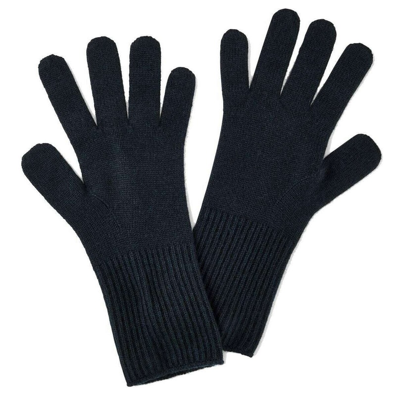 Falke Fine Knitted Pure Cashmere Gloves – Space Blue