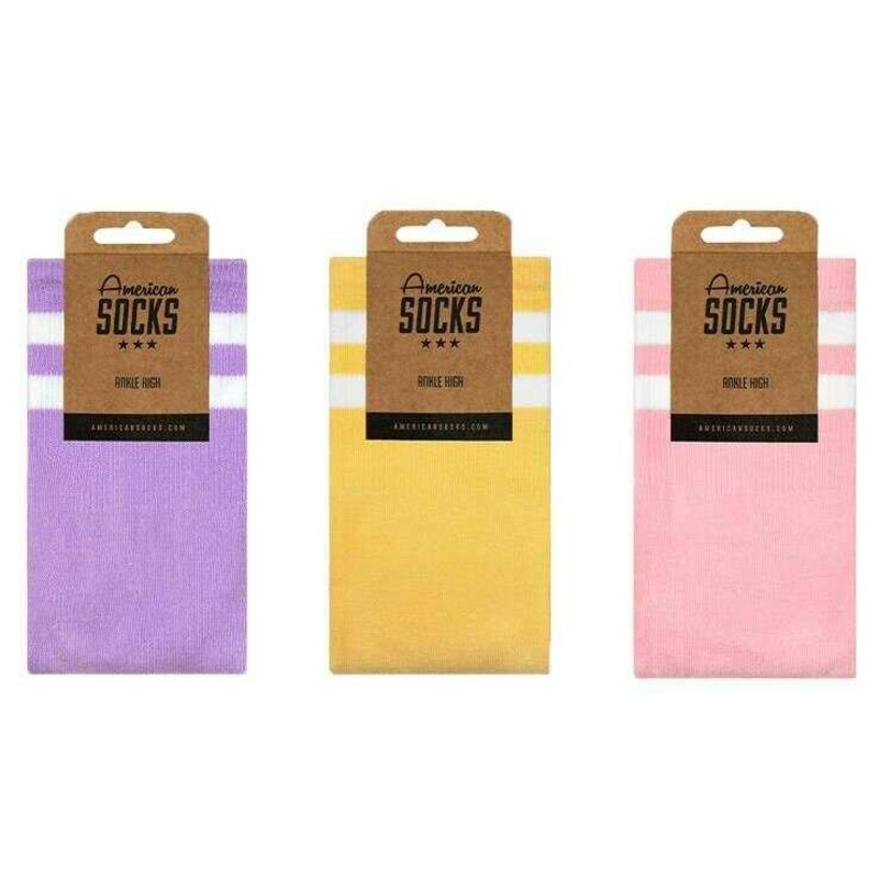 American Socks Cotton Candy Gift Box Socks – Purple/Yellow/Pink
