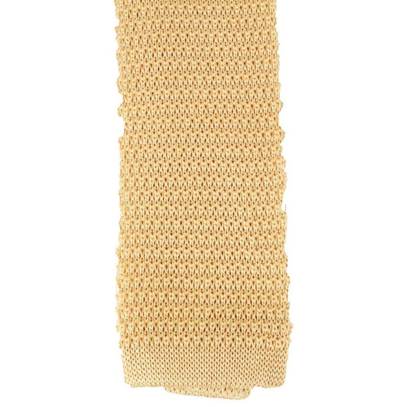 Knightsbridge Neckwear Knitted Tie – Cream