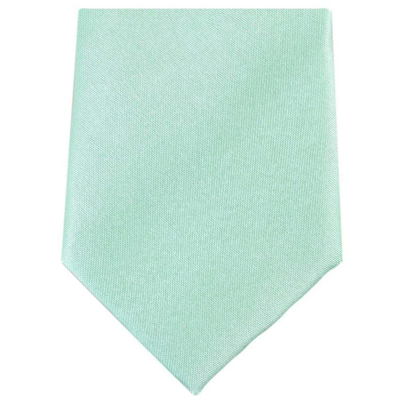 Knightsbridge Neckwear Slim Polyester Tie – Mint Green