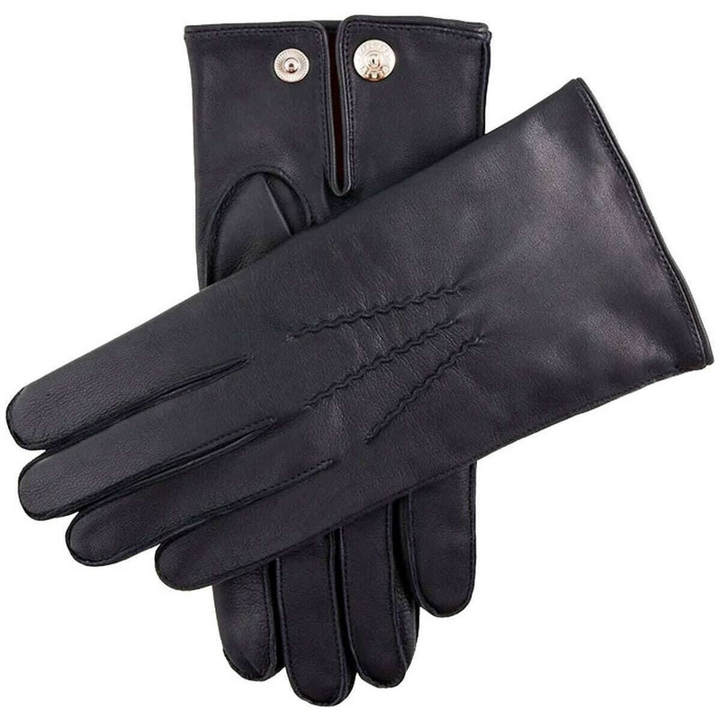 Dents Burford Cashmere Lined Leather Gloves – Navy