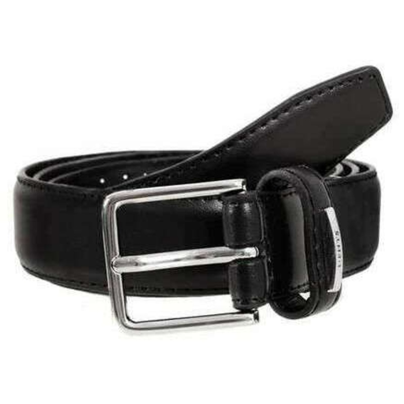 Dents Classic Leather Belt – Black