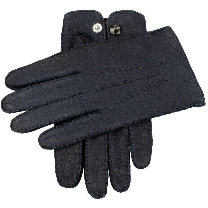 Dents Clifton Heritage Peccary Leather Gloves – Navy