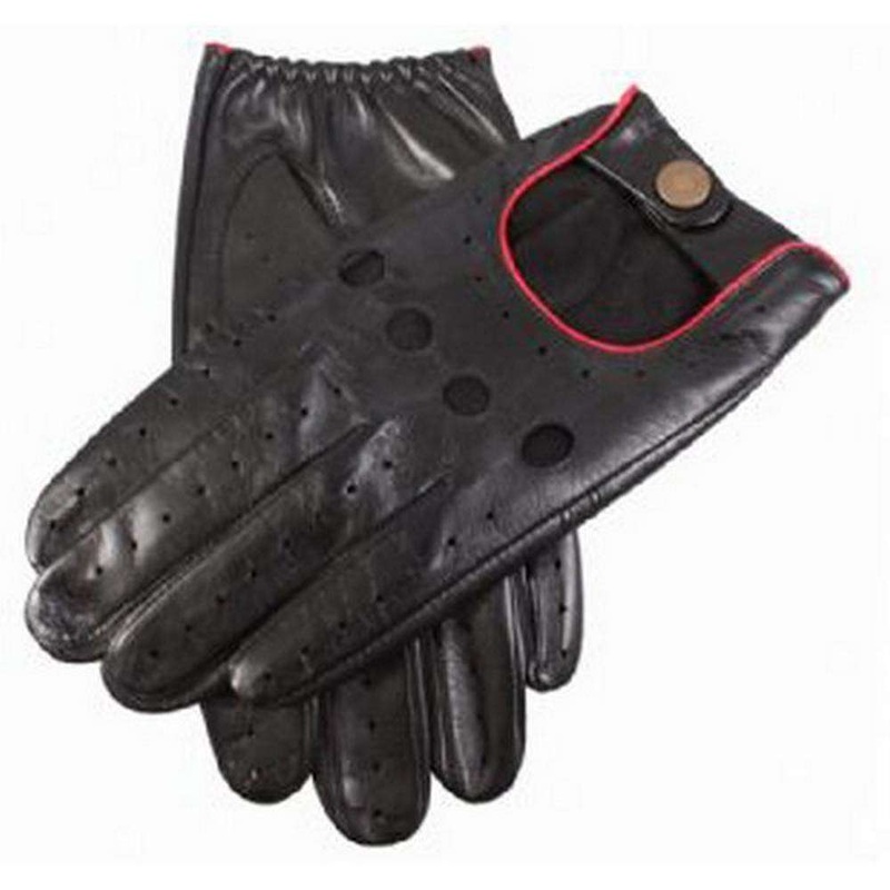 Dents Delta Leather Driving Gloves – Red