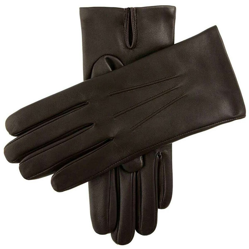 Dents Devizes Shorter Finger Cashmere Lined Leather Gloves – Brown