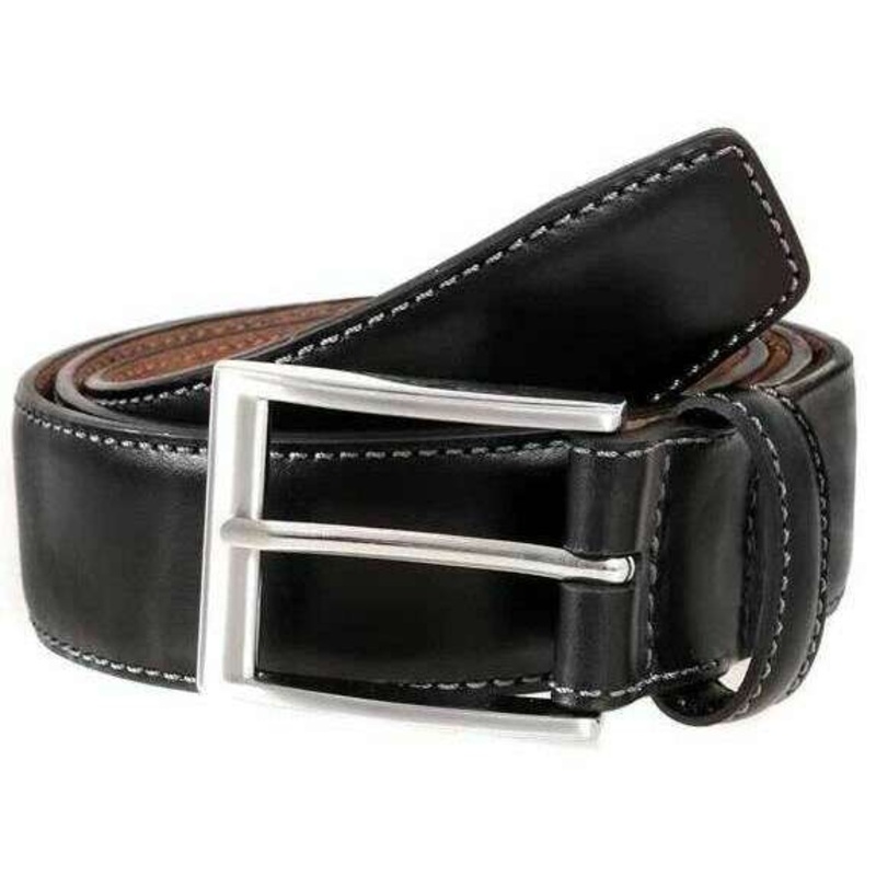 Dents Full Grain Leather Belt – Black