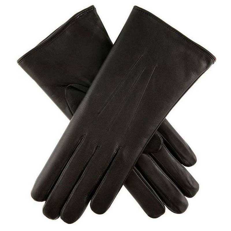 Dents Ripley Leather Gloves – Black/Grey