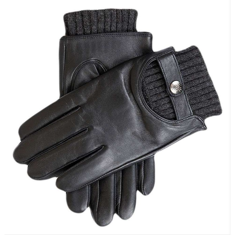 Dents Buxton Touchscreen Gloves – Black/Charcoal