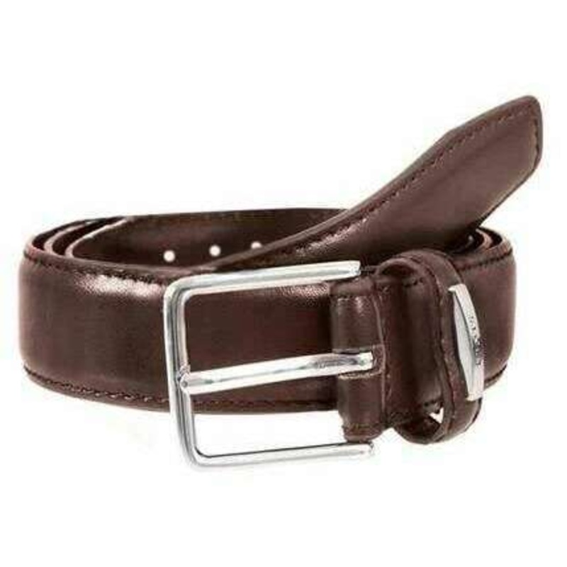 Dents Classic Leather Belt – Brown