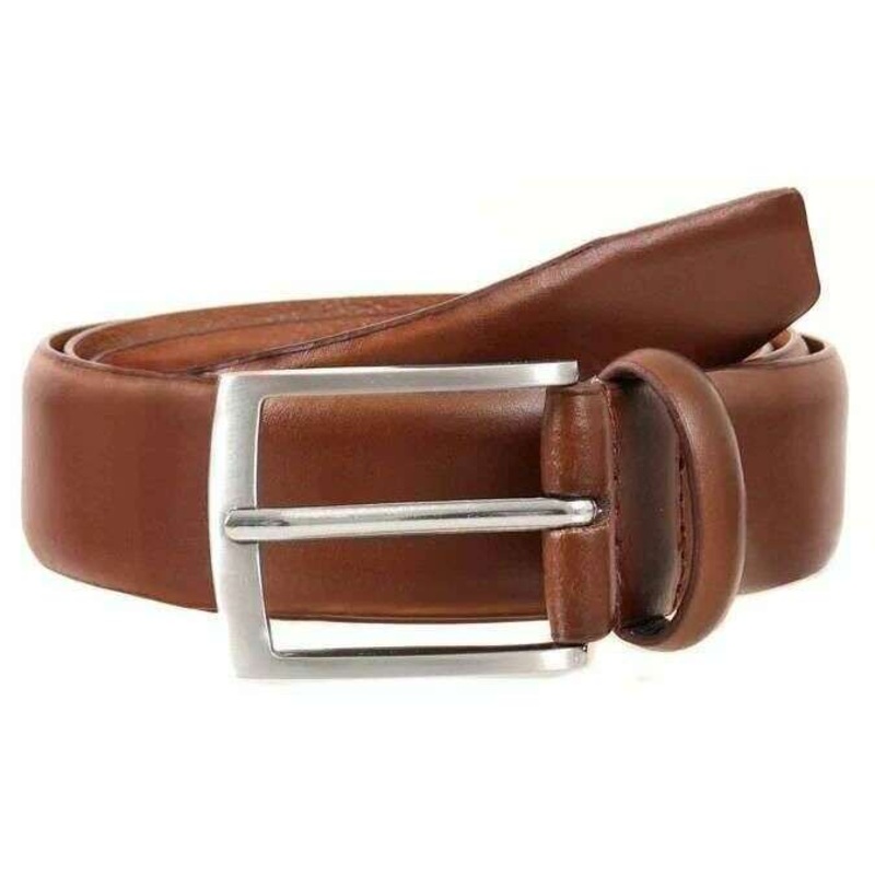 Dents Classic Leather Lined Belt – Tan