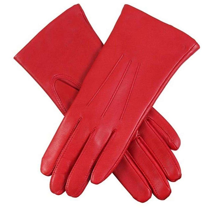 Dents Emma Classic Hairsheep Leather Gloves – Berry
