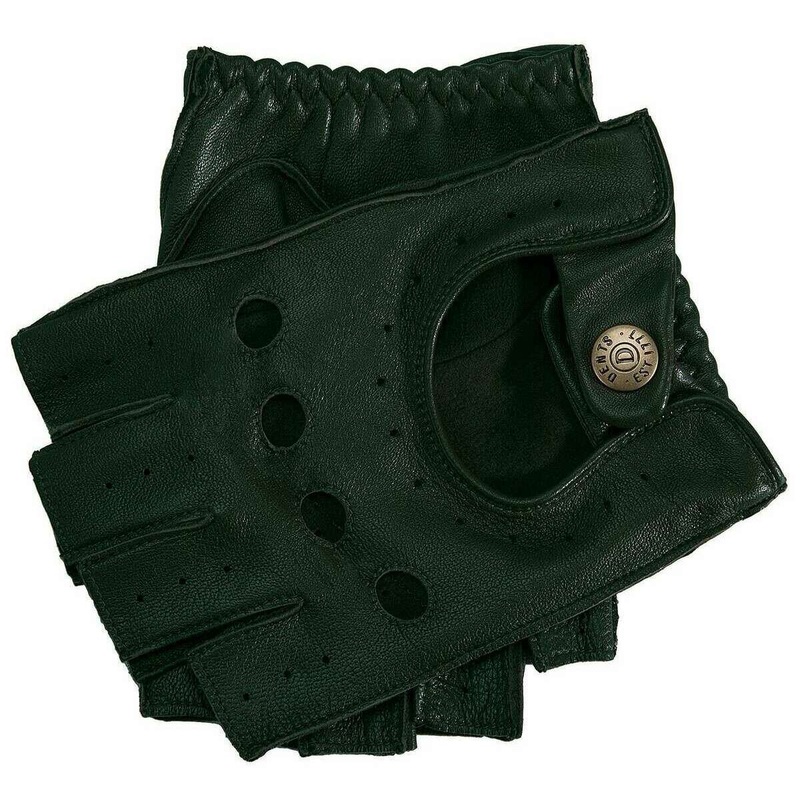 Dents Snetterton Fingerless Driving Gloves – Racing Green