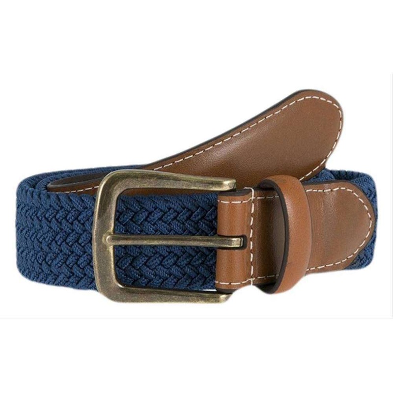 Dents Stretch Elastic Webbing Belt – Ocean Blue