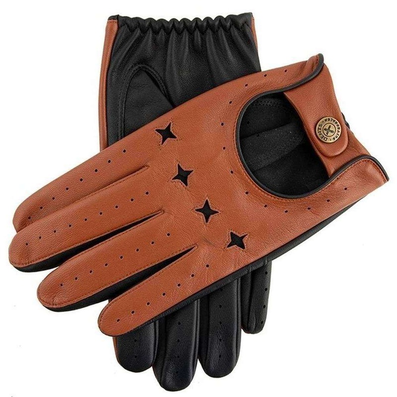 Dents The Suited Racer Touchscreen Driving Gloves – Highway Tan/Black