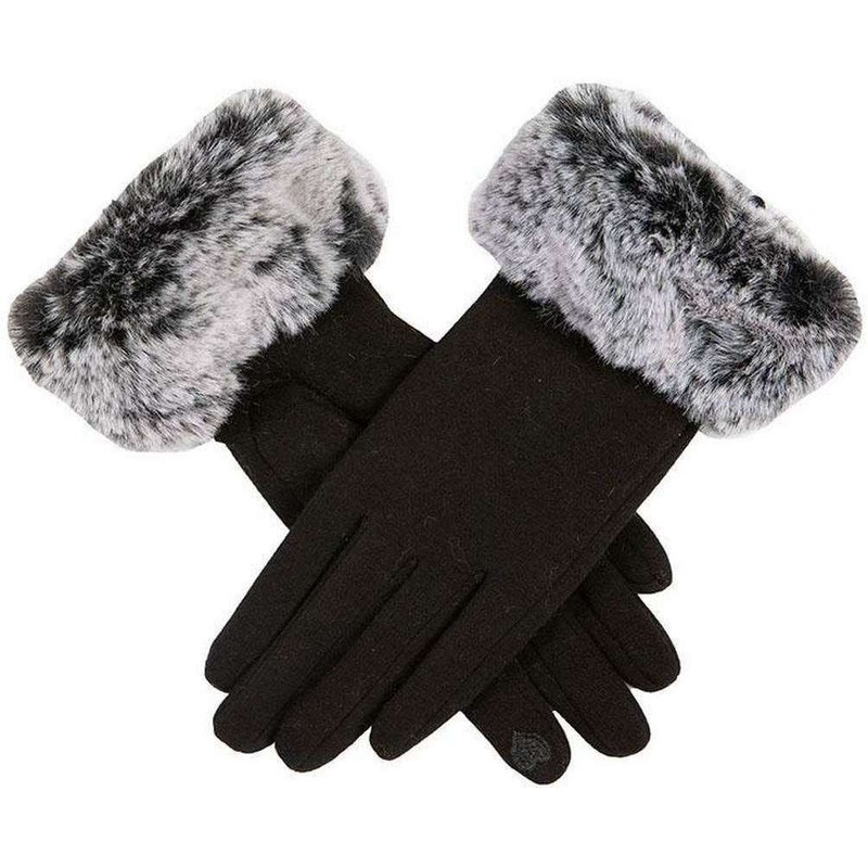 Dents Thermal Tipped Cuff Gloves – Black