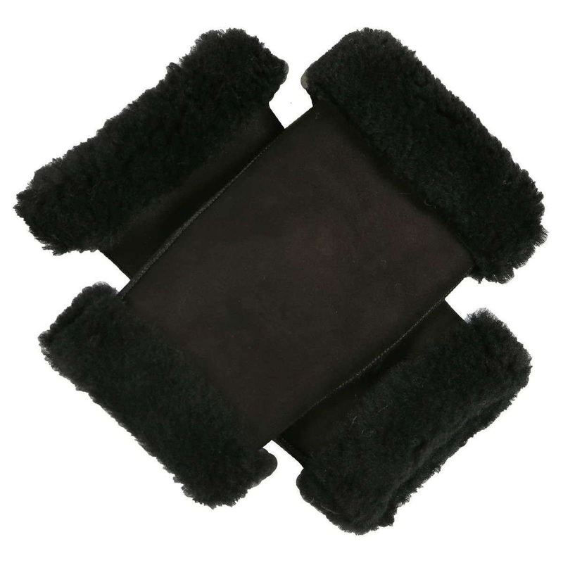 Dents Vera Sheepskin Mittens – Black