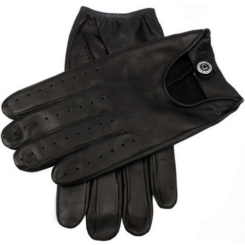 Dents Woburn Hairsheep Leather Gloves – Black/Black